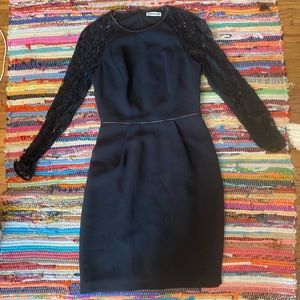 whistles black formal dress